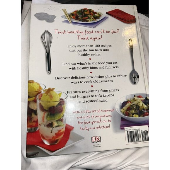 Kids Fun & Healthy Cookbook Dk Over 100 Recipes Healthy Step By Step Kid Friendl - Picture 7 of 7